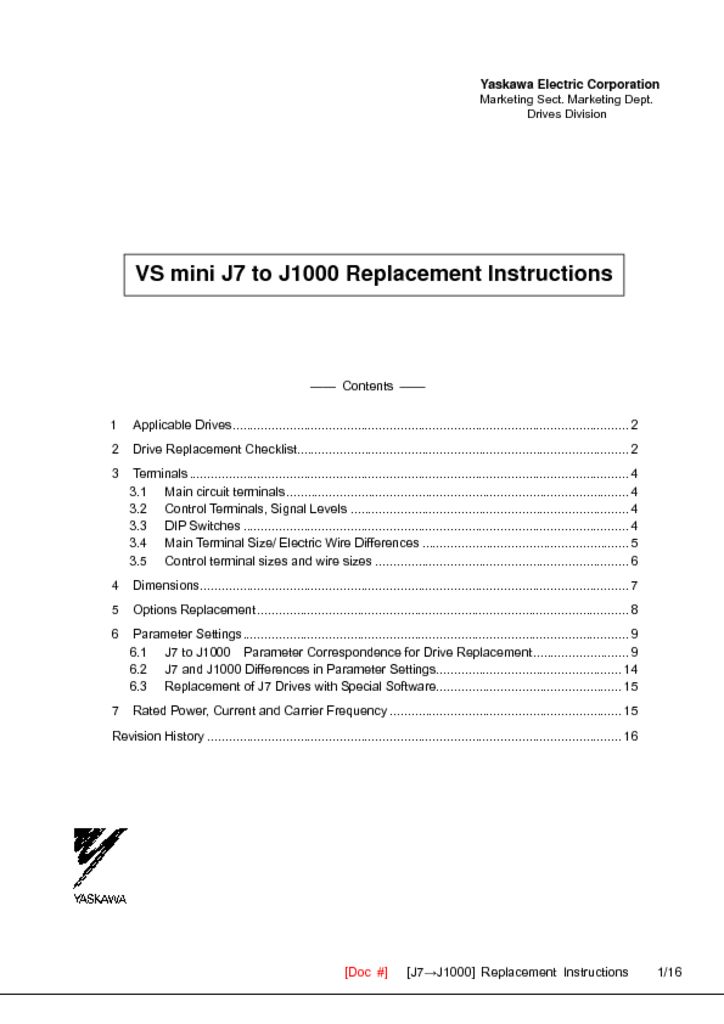 thumbnail of J7AZ to JZA Replacement Guide