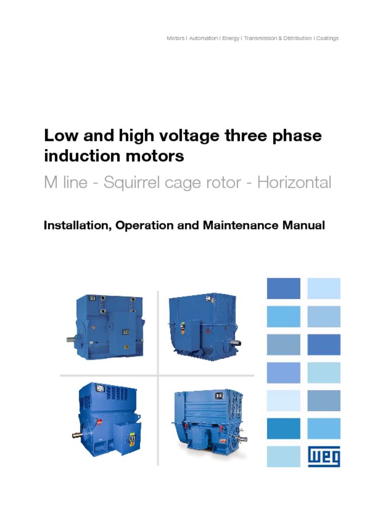 thumbnail of WEG-low-and-high-voltage-three-phase-induction-motors-m-line-squirrel-cage-rotor-horizontal-11171349-manual-english
