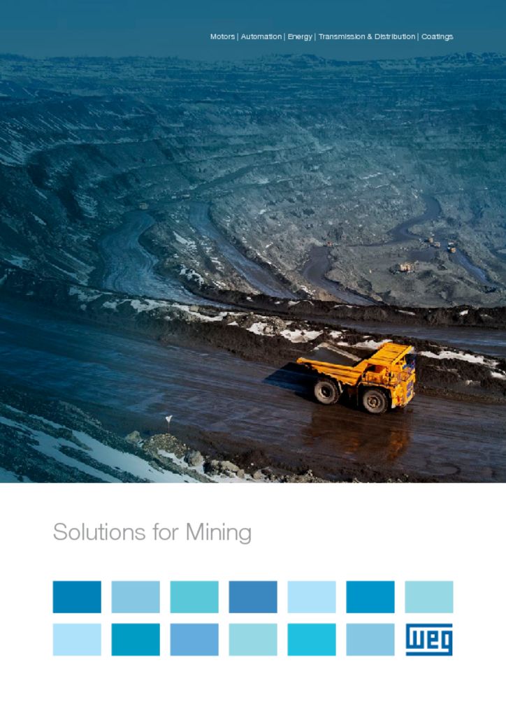 thumbnail of WEG-solutions-for-mining-50032660-brochure-english